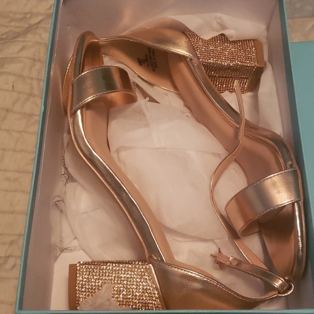 LLorraine Rose Gold Heels